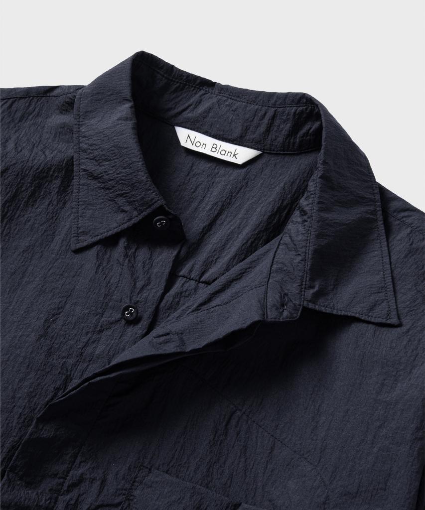 NONBLANK Windbreaker Shirt_Dark Navy