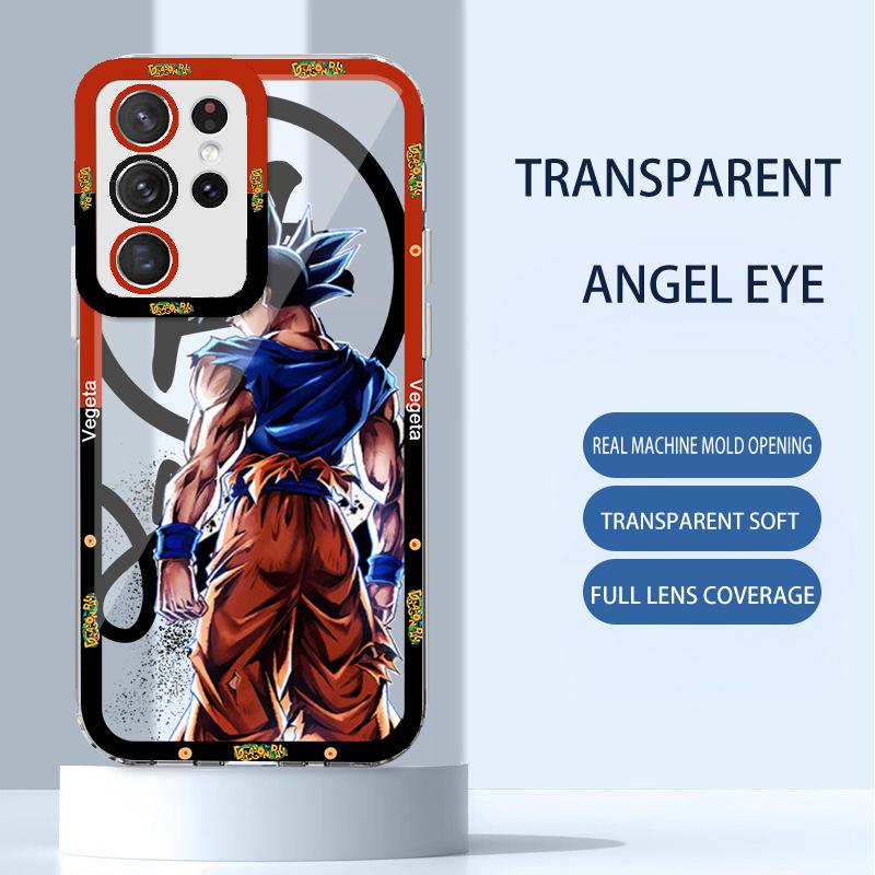 

Прозрачный чехол для телефона Samsung S22, A32, M11 с героями аниме Луффи, Зоро, Гоку и Dragon Ball. Samsung S22