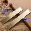 15cm/18cm Brass Ruler Bookmark - Portable Retro Office & Student Stationery