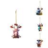 Bull Cartoon Adorable Acrylic Car Charm Perfect For Christmas Tree Decor And Kids Gifts