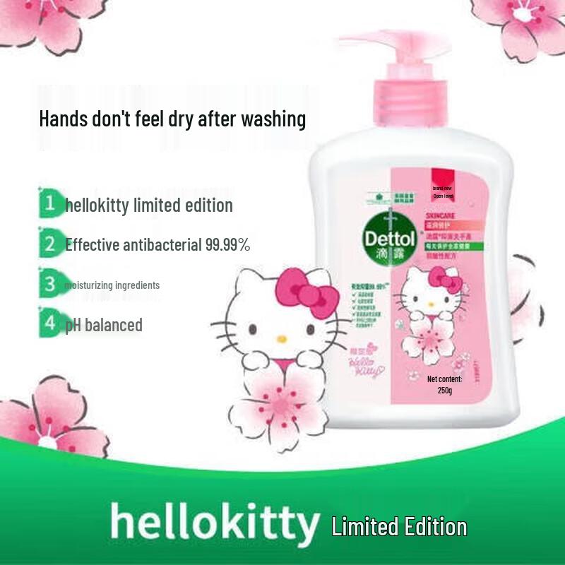 Dettol Hello Kitty Kids Moisturizing Hand Wash