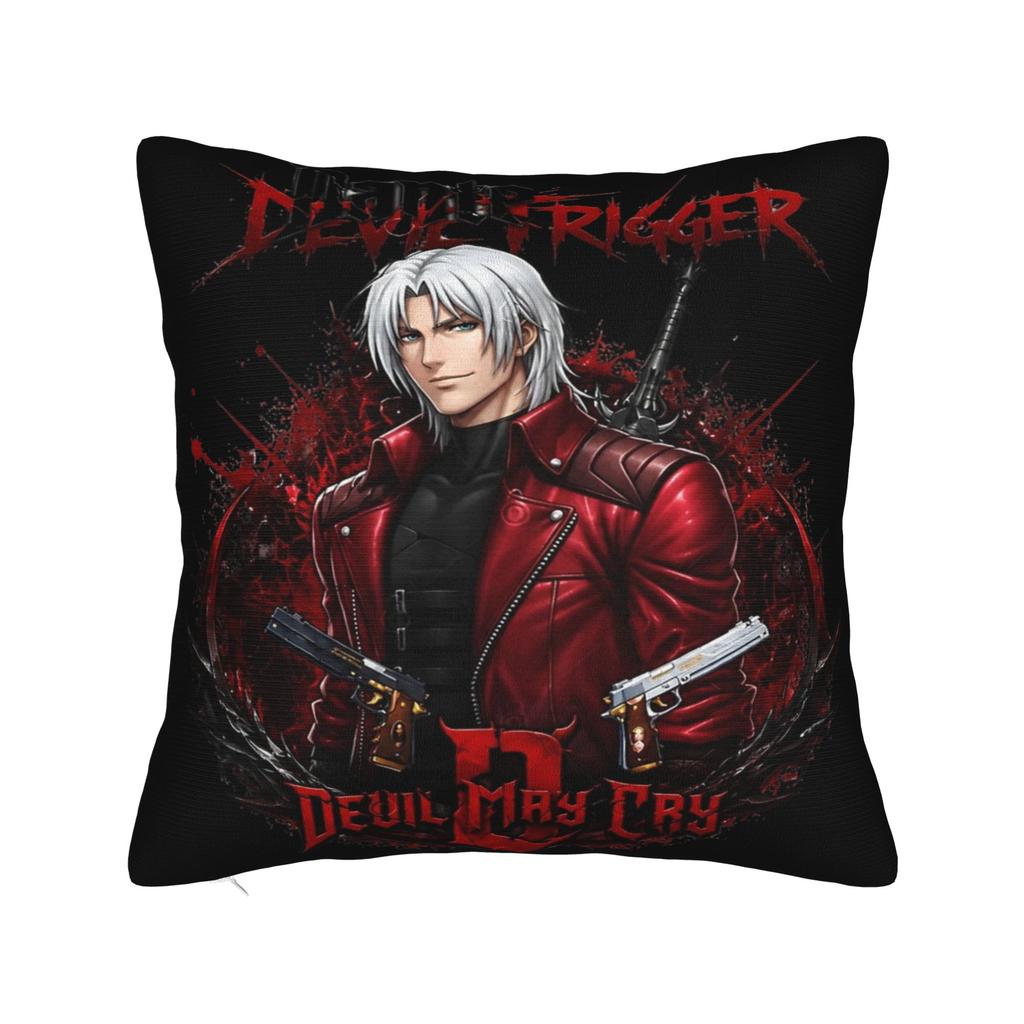 Devils May-Cry 3 Pillow Covers Merchandise Soft Cushion Cover Gift Throw Pillow Case Cover Bedroom Multi Size