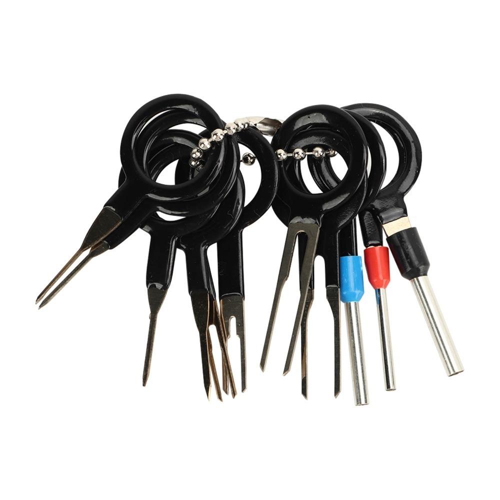 11PCS No Duplicate Terminal Removal Tool Kit Connector & Terminal Repair 11PCS