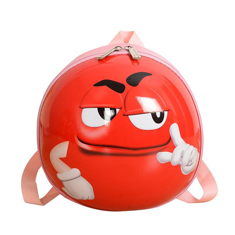 

Tiger Cartoon Childrens Backpack With Breathable Nylon For Kids Gift Schoolbag Red Style2