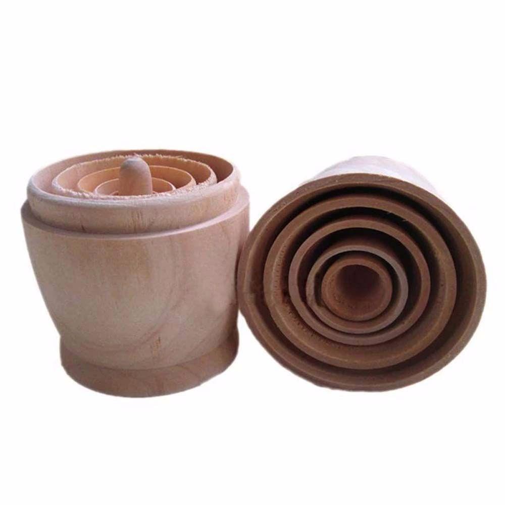 DIY Office Unpainted Russian Nesting Dolls Blank Wooden Embryos Matryoshka Doll Matrioska Dolls