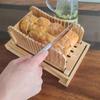 Bamboo Bread Slicer & Chopping Board for Kitchen Use