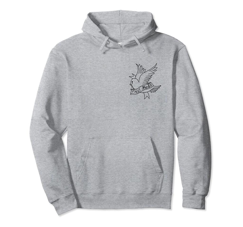 Cry Baby Aesthetic Tattoo Crybaby Bird Hoodie