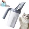 Quick Clean Cat Litter Shovel Portable Cat Litter Shovel Capacity Cat Litter Scooper with Trash Container for Self-cleaning
