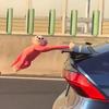 Tail-Wind Monkey For Cars,Adorable Hanging Wind-Braving Gibbon Plush Animal Car Tail Exterior & Window Interior Accessory Decor