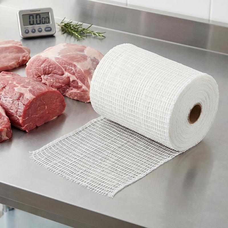 Food Grade Meat Stretchable Netting Butcher Twine Cooking String For Sausage Ham Roasting Kitchen Meal Preparation