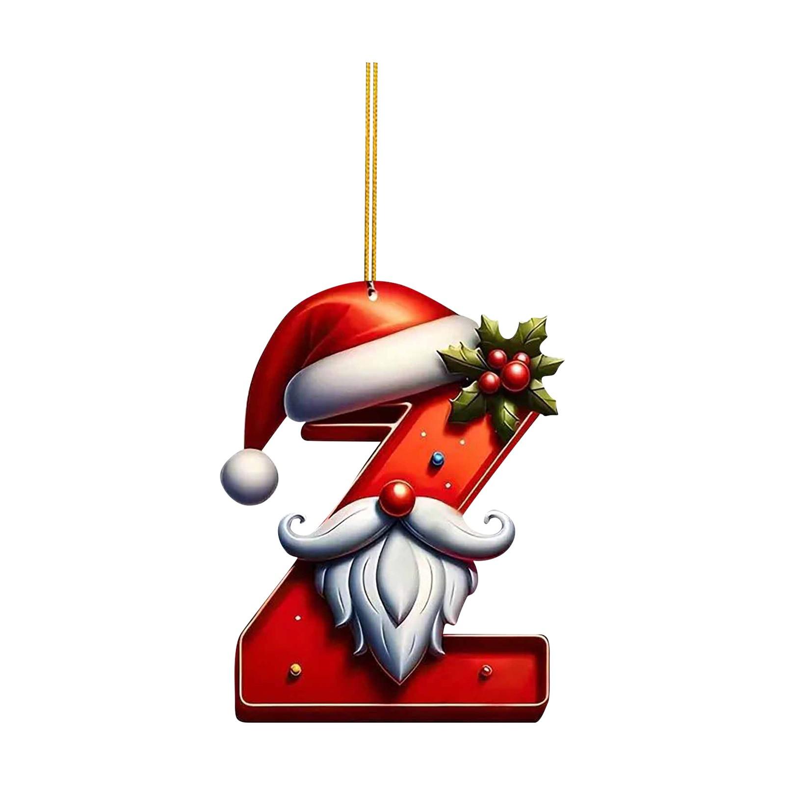 

2D Рождественский Подвесной Декор Бирка на Елку Тематическая Вечеринка Поделки Украшение One Size