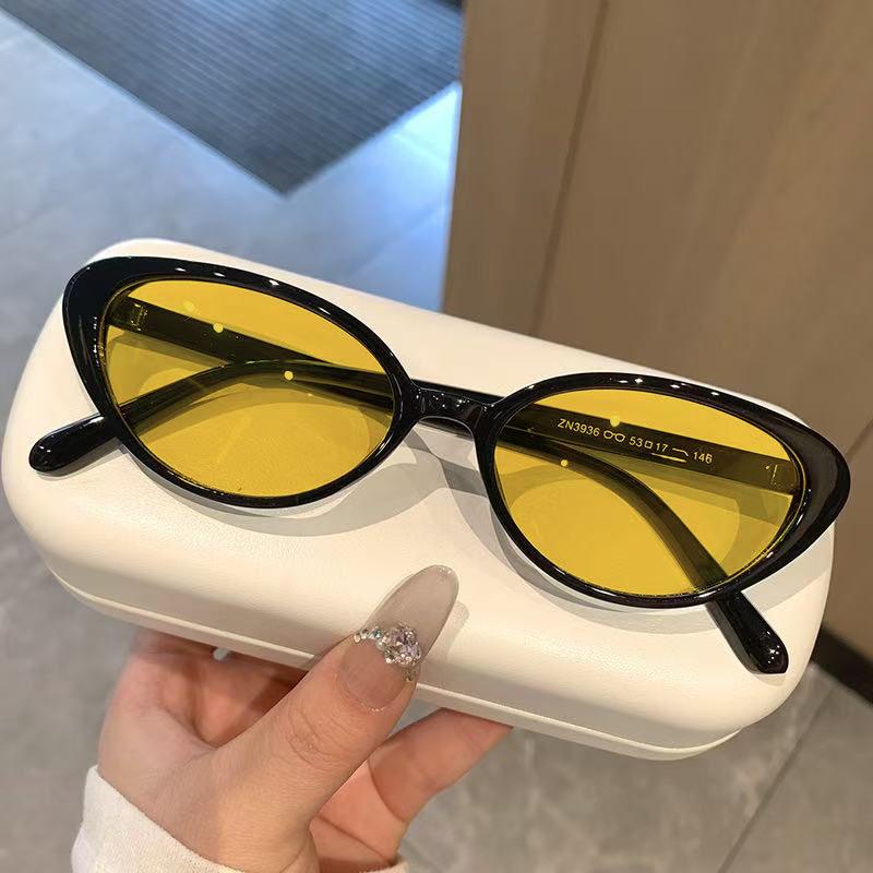 New Cat-Eye Night Vision Myopia Glasses for Women High-Definition Eyeglasses for Day and Night Driving Diopter 0 To -4.0