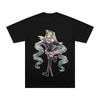 MIKU 2026 EUROPE EXPO Cartoon Print T Shirts Hatsune Comic Miku Music Fashion Clothing Cotton Comfortable Unisex Tee