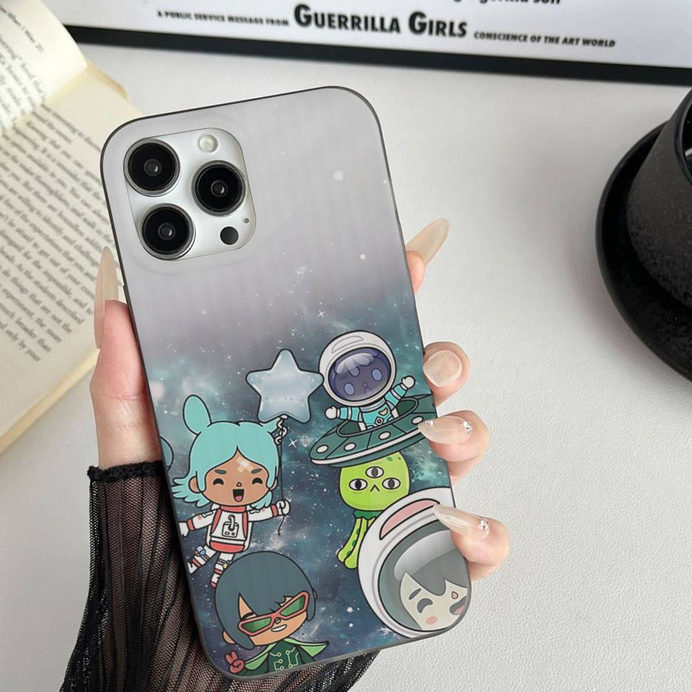 Toca Boca Toca Life World Phone Case For IPhone 17 16 15 11 12 13 14 Pro Max Soft Corrugated Silicone Cover Case