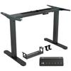 Electric Desk Frame, Height Adjustable, Memory Function, Steel, Black