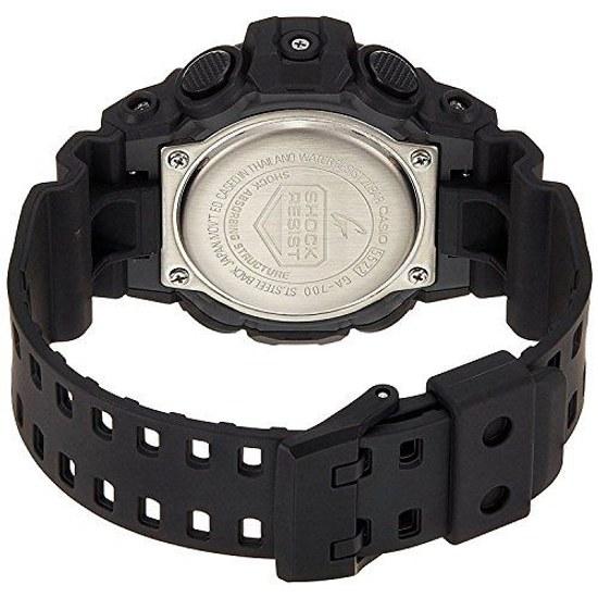 Casio G-Shock Αναλογικό-Ψηφιακό Χαλαζία Ανδρικό Ρολόι Χεριού GA-700-1B Μαύρο