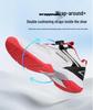 Plus Size 46 Breathable Rotating Buckle Badminton & Tennis Sneakers (No Laces)