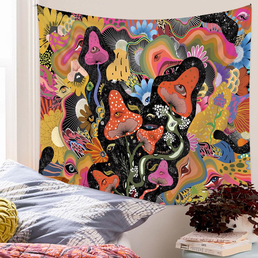 

Гобелен Таро Ins гобелен психоделический гобелен фоновая ткань прикроватная ткань подвесной тканевый гобелен 73*95CM