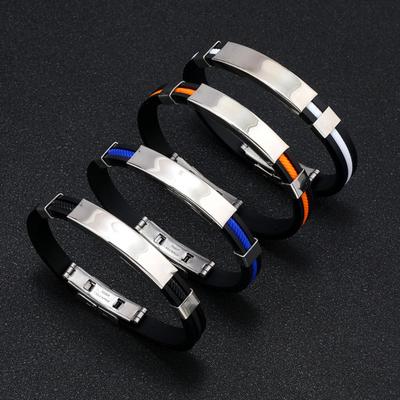 Stilvolles Herrenarmband mit verstellbarer Schnalle, allergiefrei, für den täglichen Gebrauch