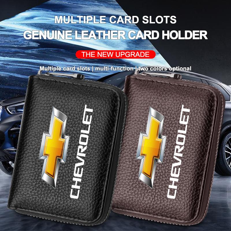 Driver License Holder Card Bag Driving ID Passport Card Wallet For Chevrolet Sail Onix Corsa Aveo Captiva Sonic Spark S10 Tracker Trax Colorado Malibu