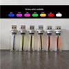Romantic LED Touch Night Light: Ceramic Glass Bottle for Bedroom or Car