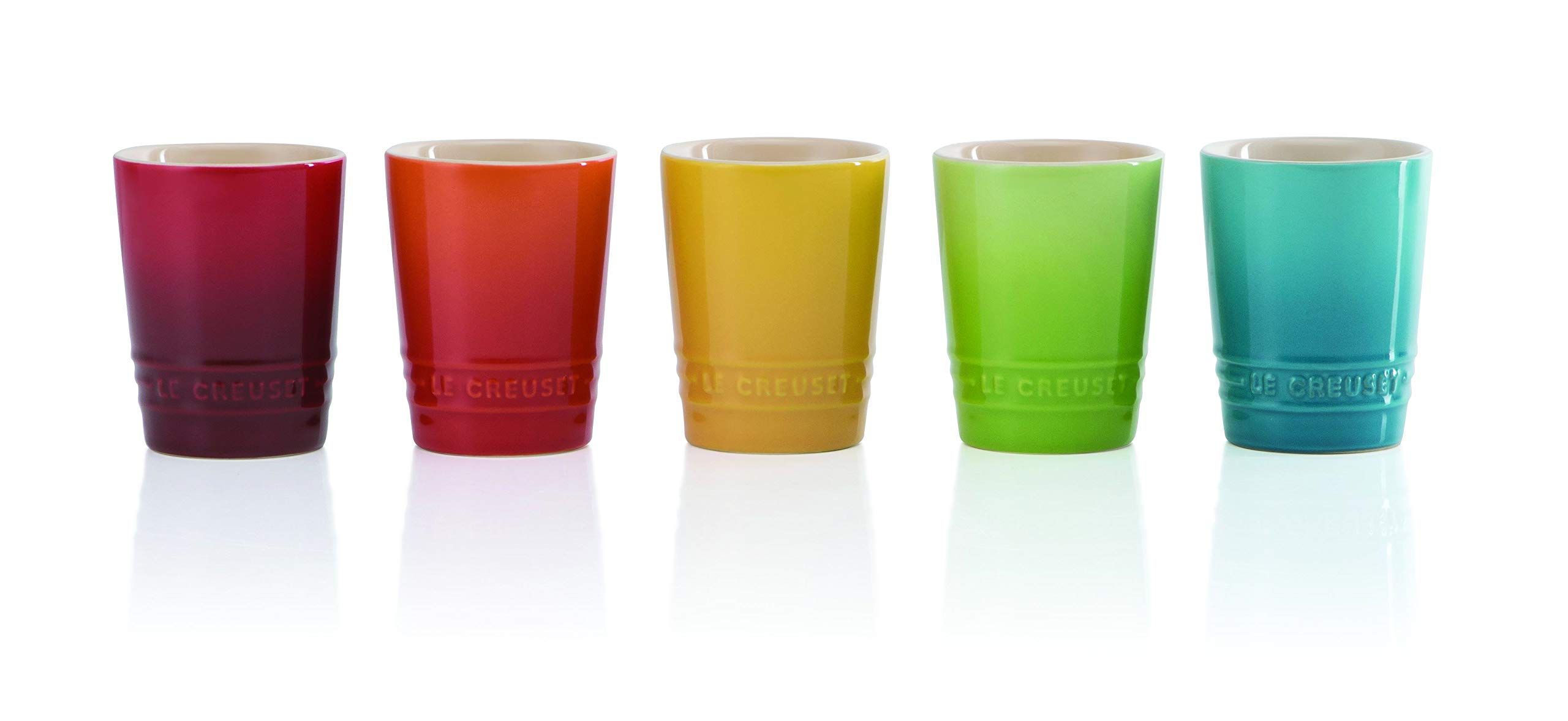 Le Creuset Tumbler Short Tumbler 240 ml Rainbow Heat Resistant Cold Resistant Microwave Oven Compatible Set of 5