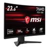 MSI Curved Gaming Monitor MAG 242C Full HD VA Panel 180Hz 1ms HDMI DP Blur HDR AI Vision Warranty 23.6-inch / / / / / / Adaptive-Sync / Anti-Motion /
