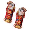 1 Pair 3D Fu Character Door Pendant Traditional 2025 New Year Sticker  Home Living Room Decor