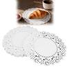 150pcs Round Lace Paper Doilies White Baking Paper Doilies  Cakes Desserts