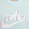 Nike Sportswear Logo Print Breathable Outdoor Casual Sports Crew Neck Short Sleeve T-Shirt Men T-Shirts Glacier-Blue FV3746-474