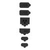 6pcs Soft Anti-dust Plug USB HD Interface Type A/C LAN Port Dustproof Cover Protective Cover for Nintendo Switch2 Console