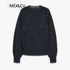 MO&Co. Faux Two-Piece Rhinestone Sweater