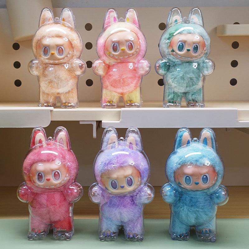 

Защитный чехол Labubu третьего поколения с прозрачной пылезащитной крышкой первого поколения