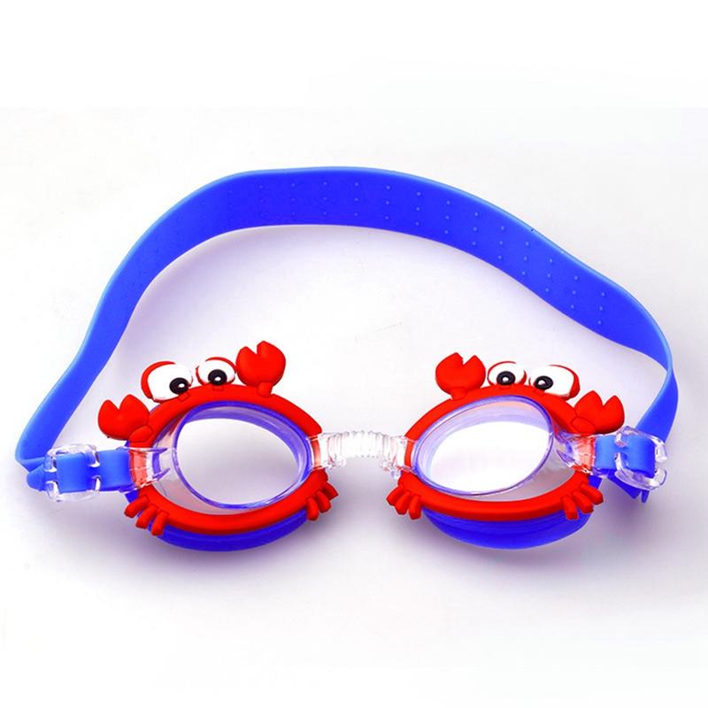 Cartoon Children Swimming Goggles Cute Silicone Glasses Professional Kids Beach Eyewear Water Swim Playing Sports Glasses Summer