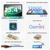 P13 Tablets ,13.4 Inch 2.4K 120Hz Android 16, 48GB+128GB, 12000mAh, Widevine L1, Dual Speakers, Tablet with Keyboard & Pen-Case
