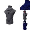 Men Skull Hooded Hoodies T-shirt Tank Tops Vest With Soft Material And Cosplay Style