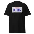 D-Fens License Plate - Falling Down Movie Parody T-Shirt, Unisex 3XL