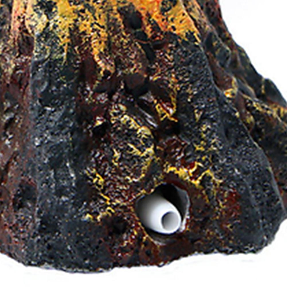 1 PC Aquarium Volcano Shape Air Bubble Stone Oxygen Pump Decoration Ring Stone Tank Plate Air Pump Fish Tank Decoration