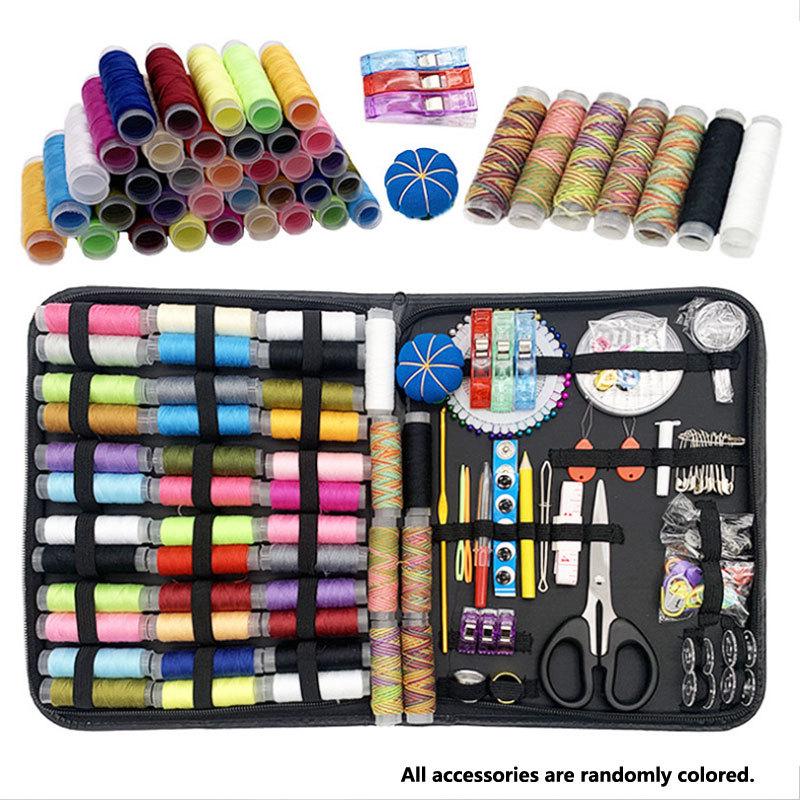 Portable Needle and Thread Kit - Home DIY Sewing Tool Set, Household Sewing Box