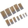 120 Stück Metrische Größen HSS-Bohrer 1/1,5/2/2,5/3/3,5 mm Ti-beschichtete Bohrer Holzbohren