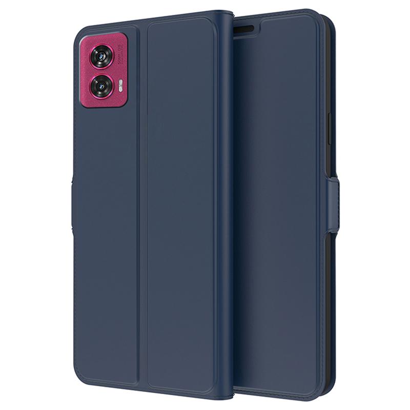 

Для Motorola Edge 50 Fusion 5G Чехол Folio Stand View Кожаный Чехол Для Телефона Blue