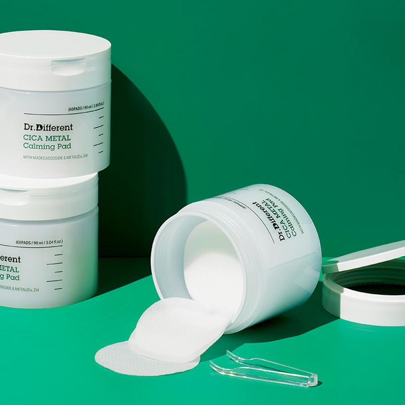 [Dr.Different] Cica Metal Calming Pad 90ml 60EA