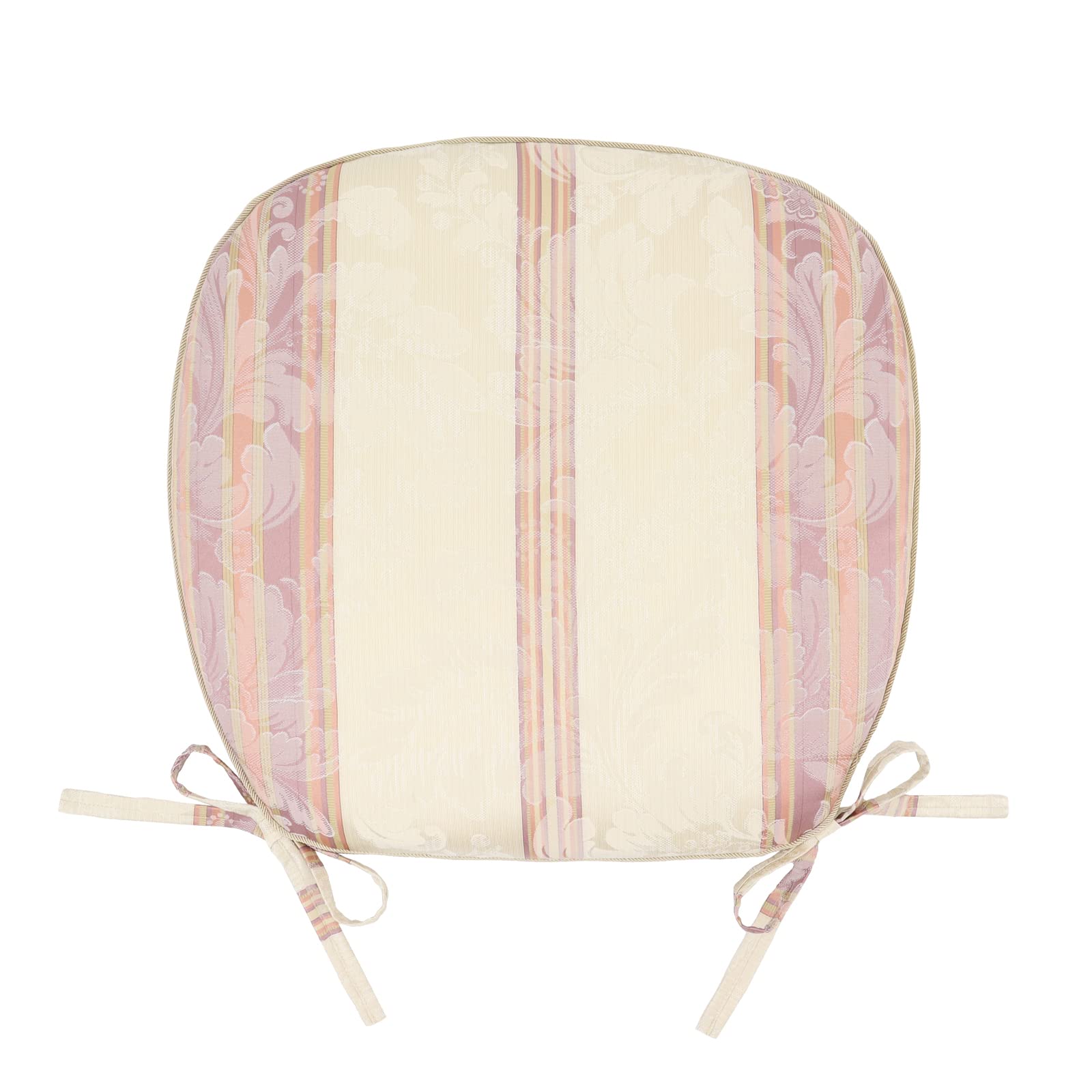 

Kawashima Selkon Подушка на сиденье Courtligne Розовая 45 x 43см LN1105 Сделано в Японии Стираемая Полосатая Классическая Современная розовый