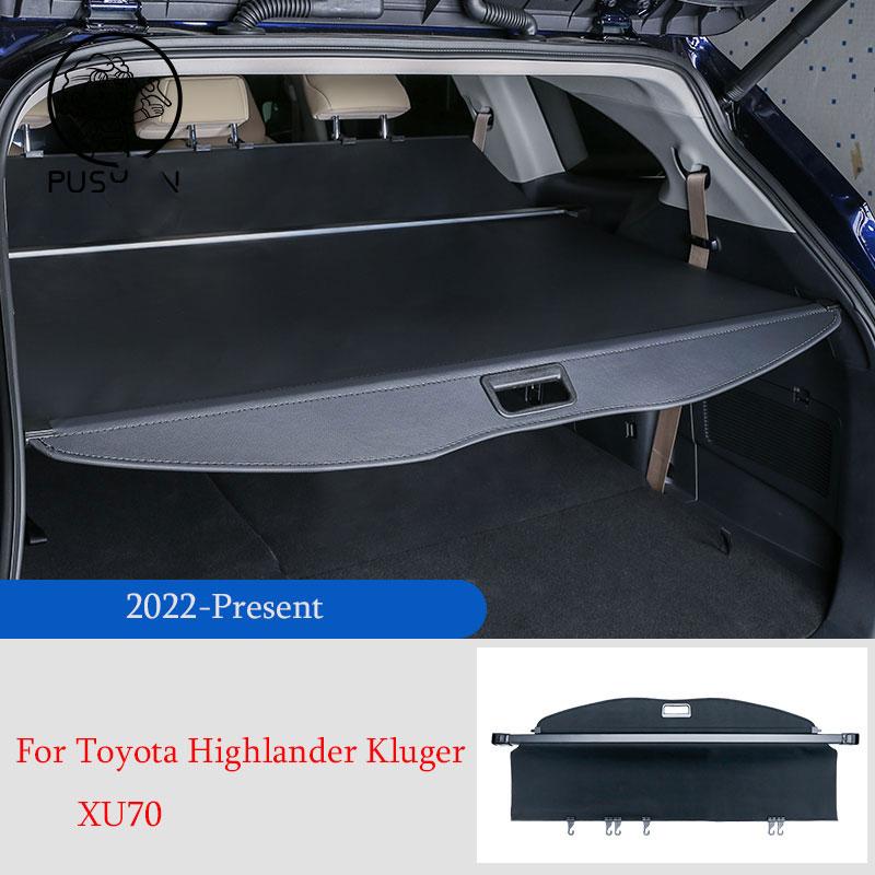 For Toyota Highlander Kluger XU70 2021 2022 2023 Trunk Cover Curtain Board Partition Modified Decorative Accessories