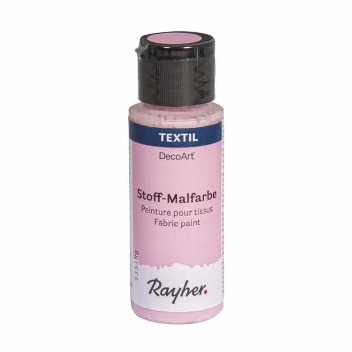 Peinture pour tissus 59 ml - Rose layette
