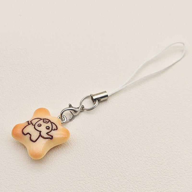 

Милі тварини, печиво, їжа, кулон, симулятор, бісквіт, телефон, шнурок, ланцюжок для мобільного телефону, чудова сумка, кулон для подарунків для пари A1