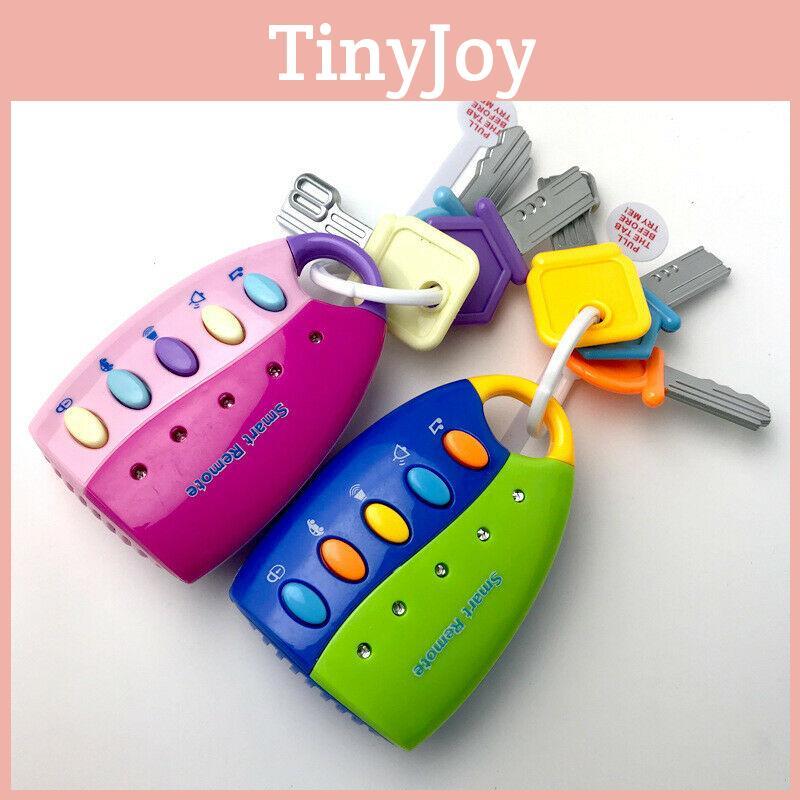 Entzückender Baby-Autoschlüssel Musikalische Schlüssel Spielzeug Mit Ton- Und Lichtfunktionen Für Lustiges Spielen