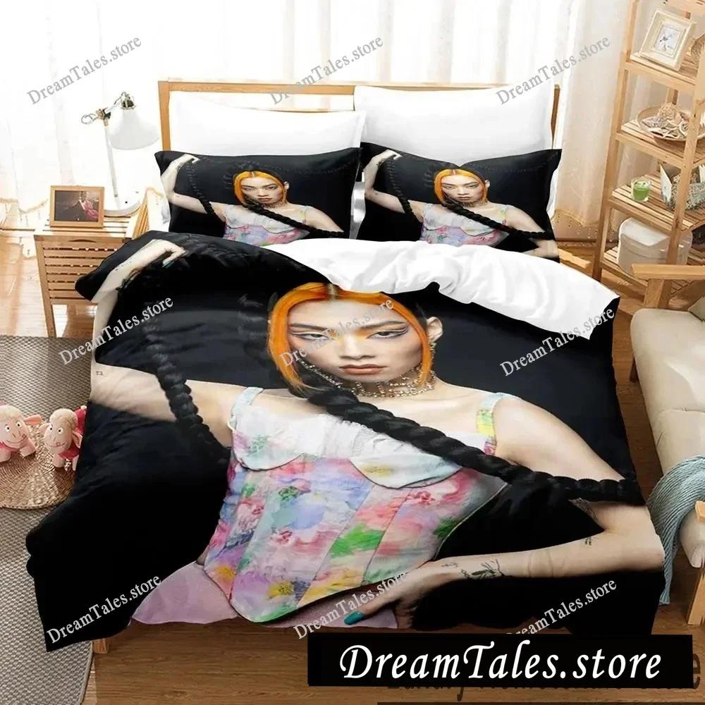 3D Print Rina Sawayama Bedding Set Boys Girls Twin Queen King Size Duvet Cover Pillowcase Bed boys Adult Home Textileextile