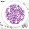 10Pcs Little Fish Ceramic Beads Diy Necklace Earrings Jewelry Accessories Pendants Loose Beads For Crafting