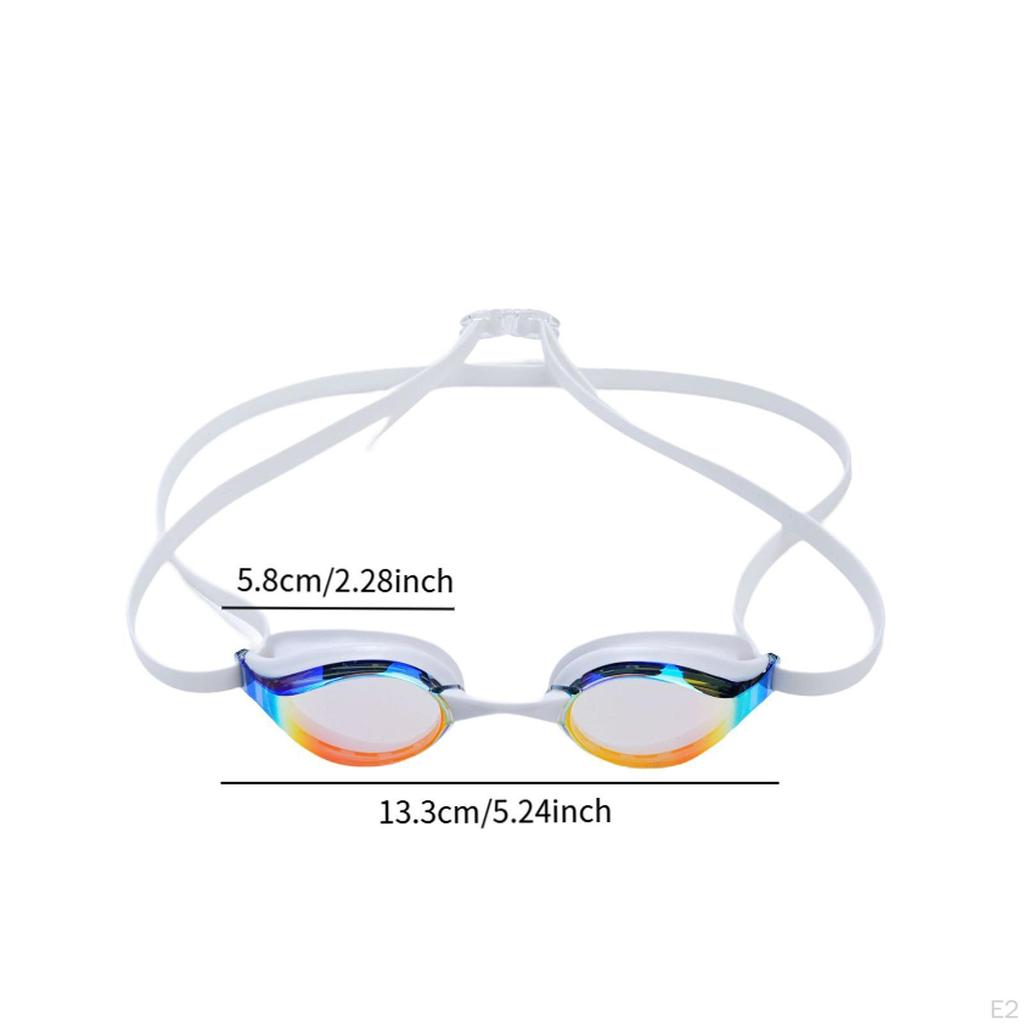 Swimming Goggles Anti Fog Swim Glasses Leakproof Lightweight Fashionable Eyewear for